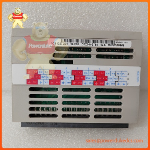 Emerson Ovation Architecture (Legacy Westinghouse Heritage) | High-Reliability Signal Acquisition Component